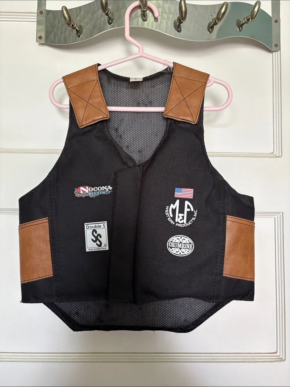 M & F Western Products Boys Costume Rodeo Vest Size L